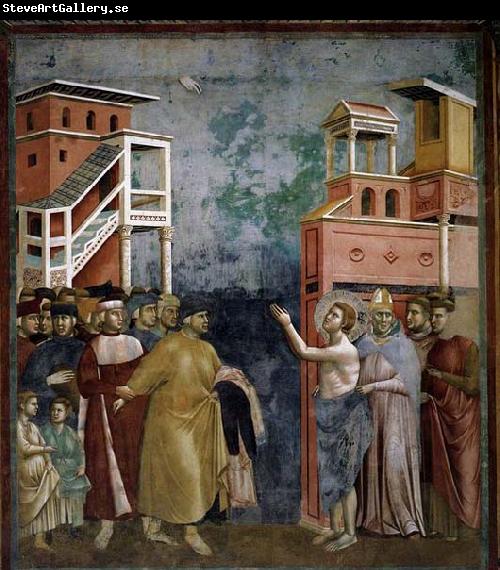 GIOTTO di Bondone Renunciation of Wordly Goods